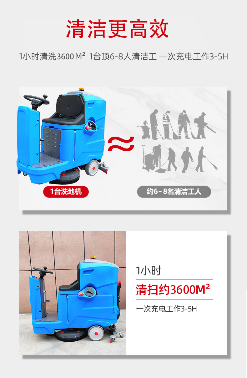 南开驾驶式洗地机更适合用在高铁站